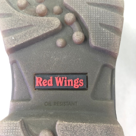 Redwing Shoes Brown Leather Ankle Boots A088 - Picture 6 of 8